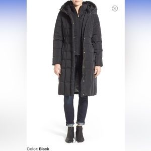 Cole Haan Bib Insert Down & Feather Fill Coat